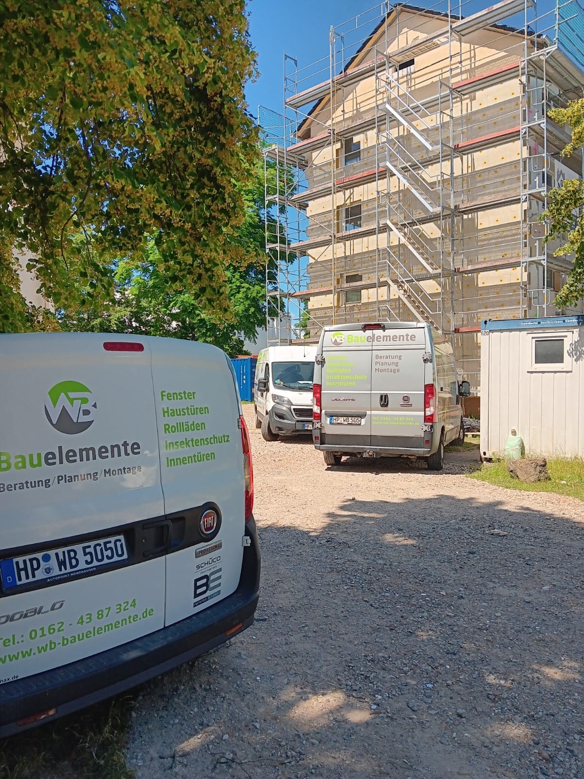Anlieferung und Montage am Großprojekt – Referenz von WB Bauelemente