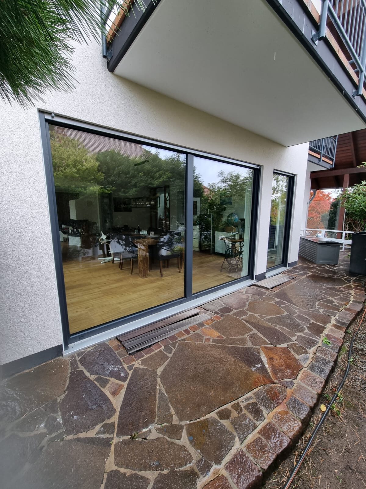 Schiebeelement zur Terrasse – Referenz von WB Bauelemente